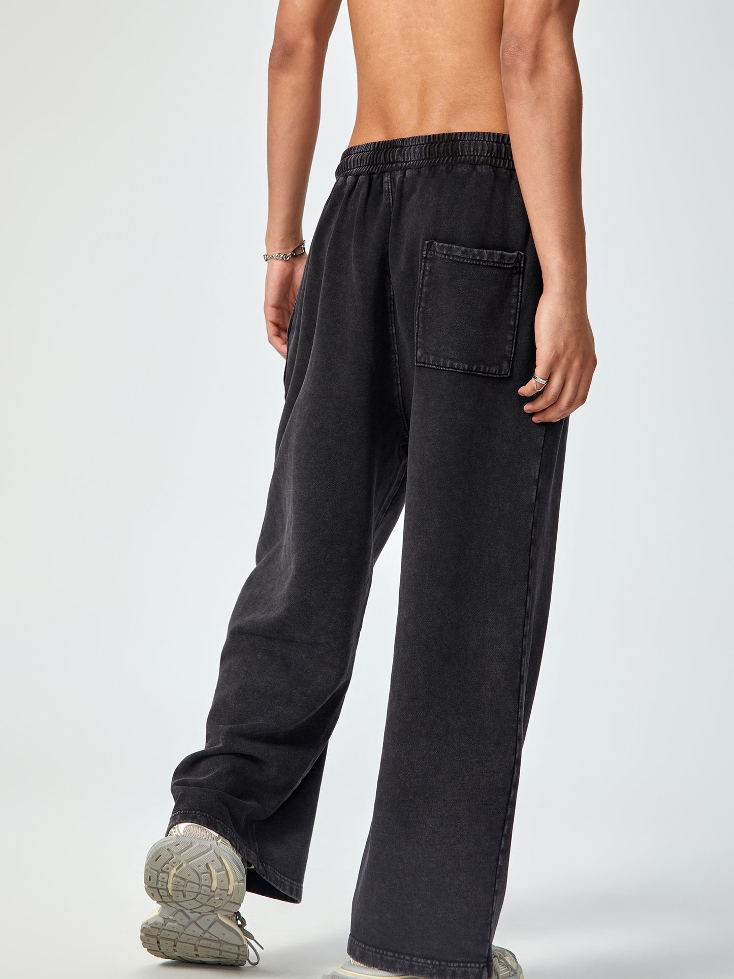 AⱯ - Acid Wash Straight Leg Pants